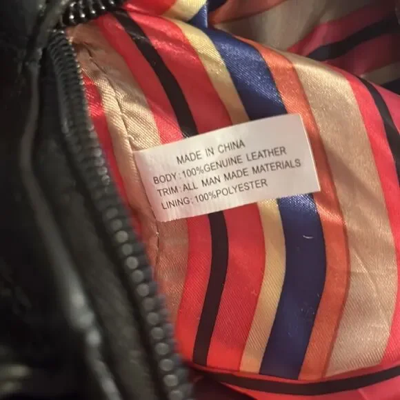 Tignanello Black Leather Pebbled Shoulder Bag Women’s Handbag - Picture 7 of 9